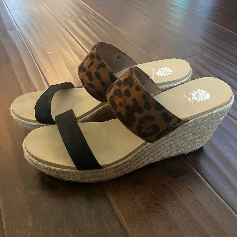 Arlette Yellowbox Platform Wedges